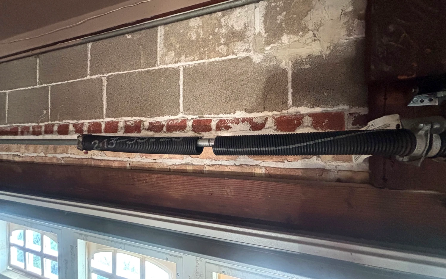 Broken torsion spring from a real Swift Garage Doors service call