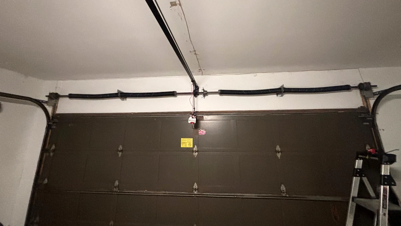 Real Swift Garage Doors spring system and residential garage door